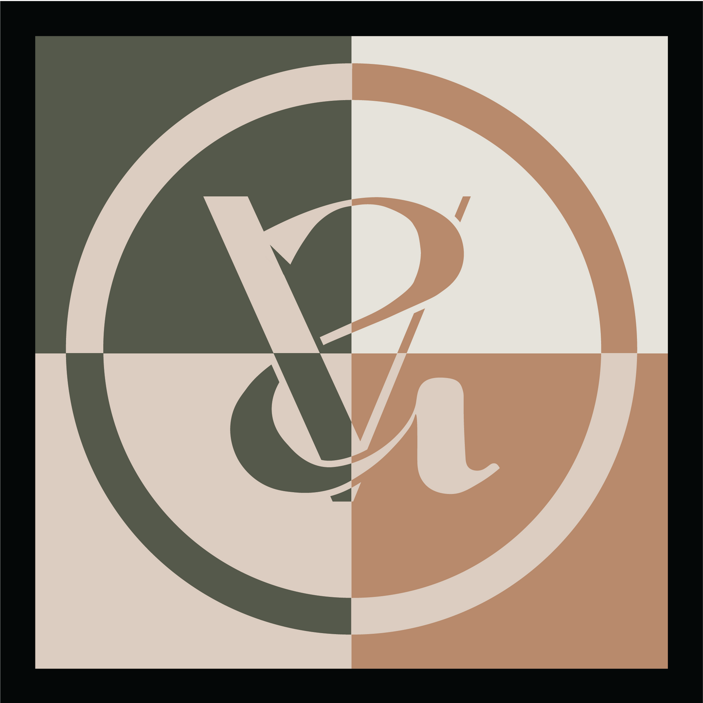 COLOUR BLOCK - DUST STORM & OLIVE