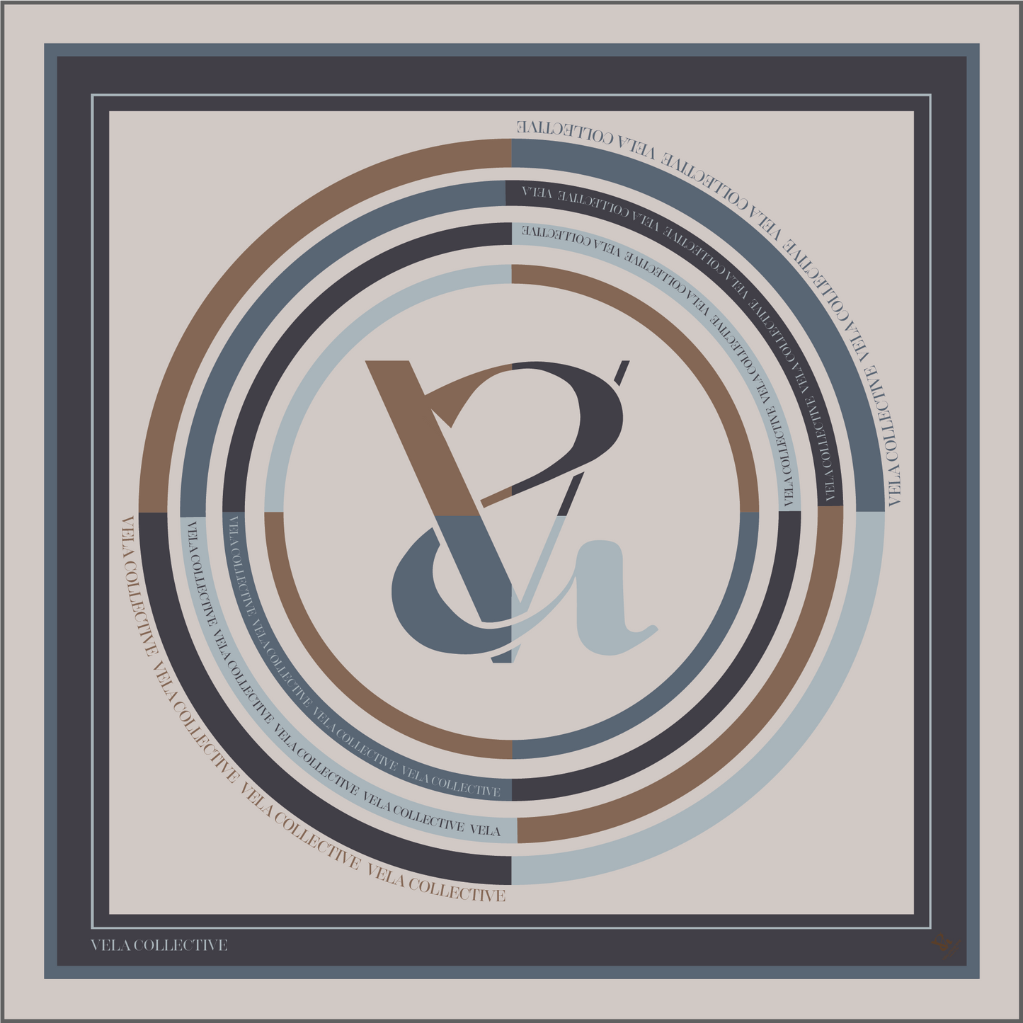 HARMONY - MIDNIGHT BLUE & TAN