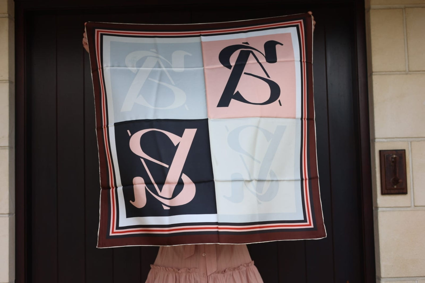 COLOUR BLOCK - SIENNA & PALE CHESNUT MULTI - FAULTY
