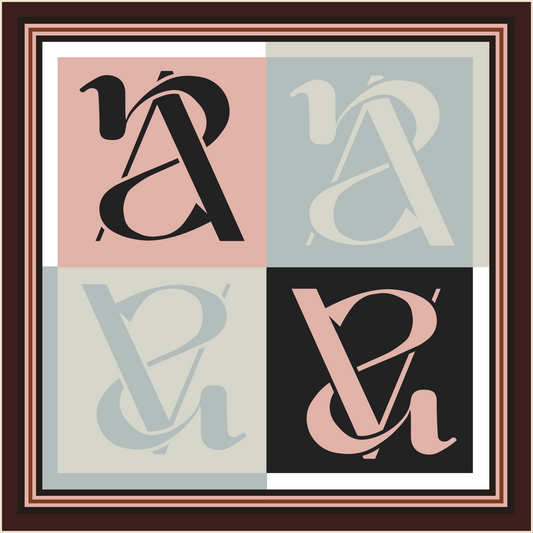 COLOUR BLOCK - SIENNA & PALE CHESNUT MULTI - FAULTY
