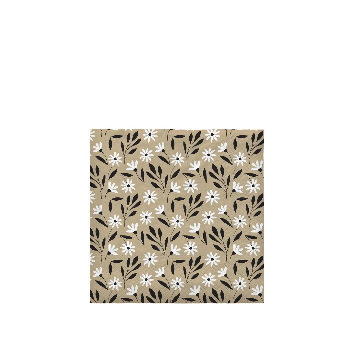 BROSTE Paper Napkin Meadow - Beige/Black