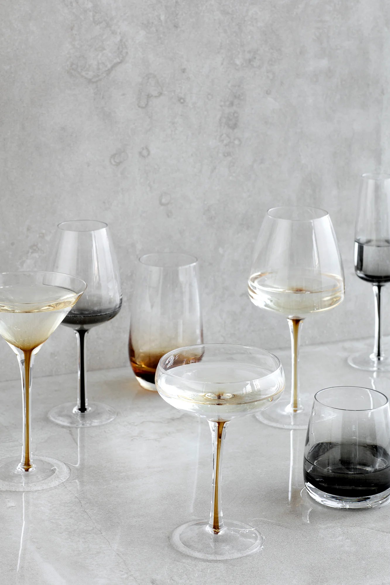BROSTE Tall Amber Tumbler